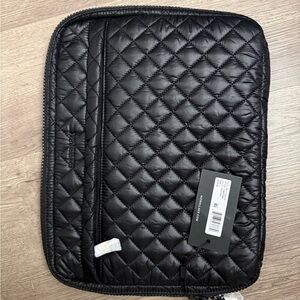 NWT MZ Wallace Quilted Black Laptop Sleeve